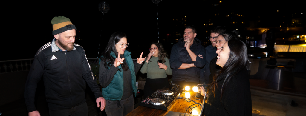 Imagen del taller de DJ Patagoniart-IT Patagonia