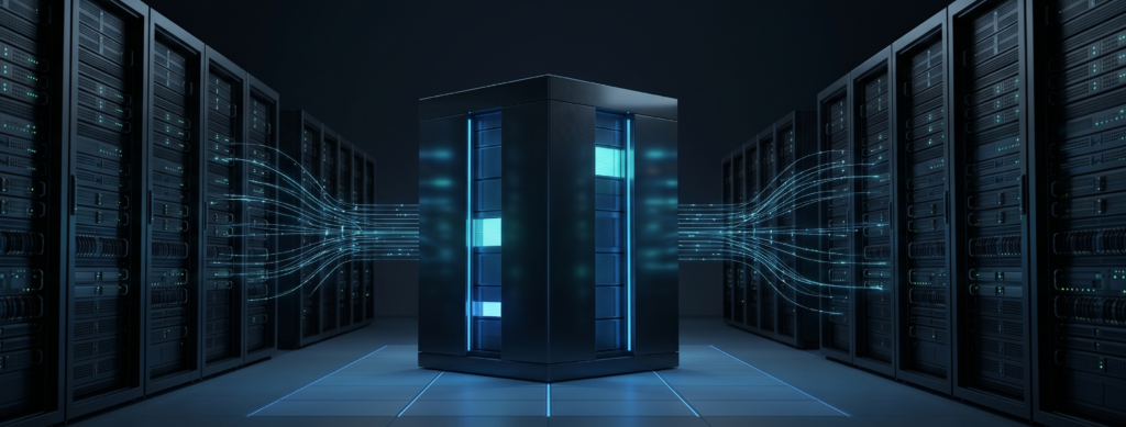 Imagen de un mainframe.
